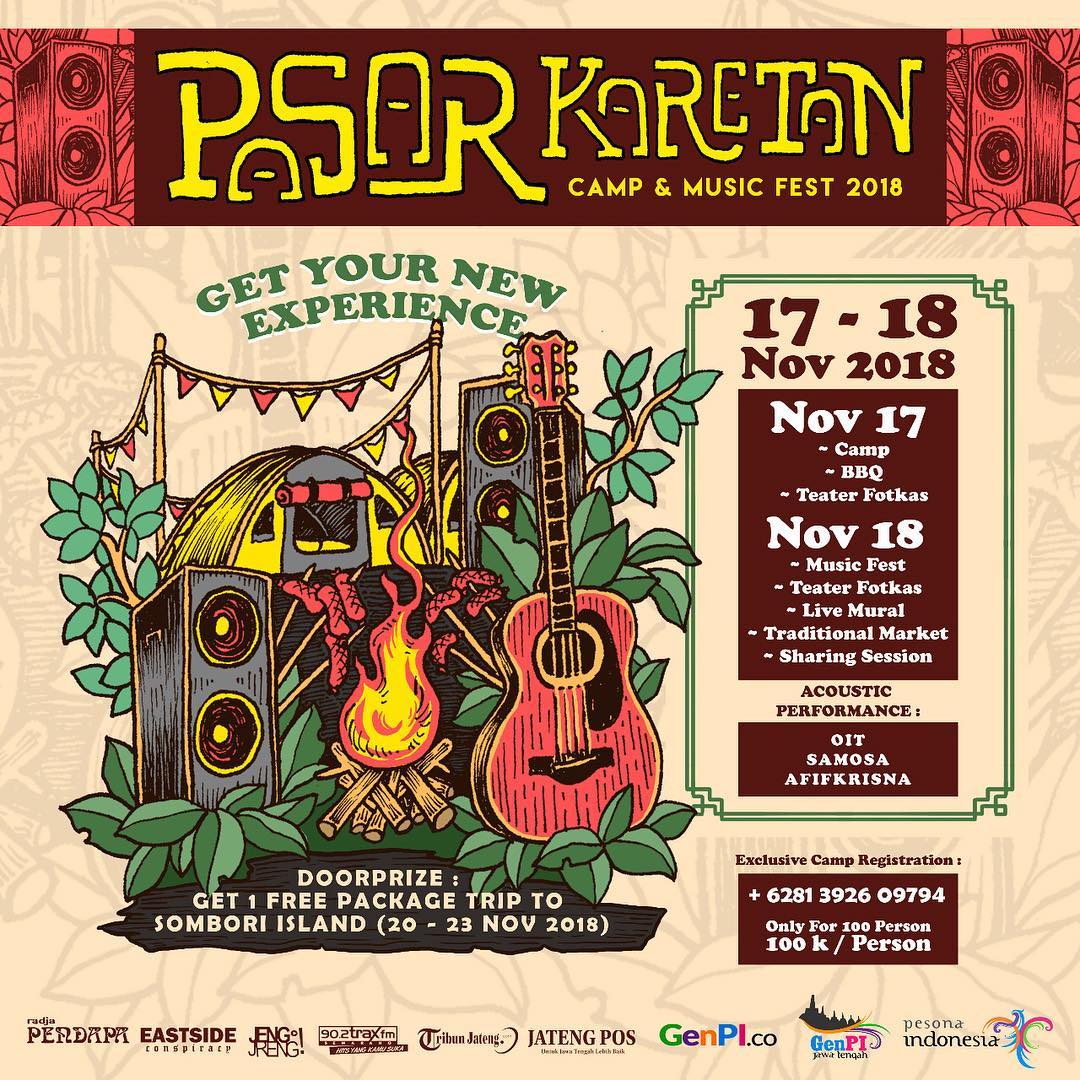 Pasar Karetan Camp adn Music Festival 2018
